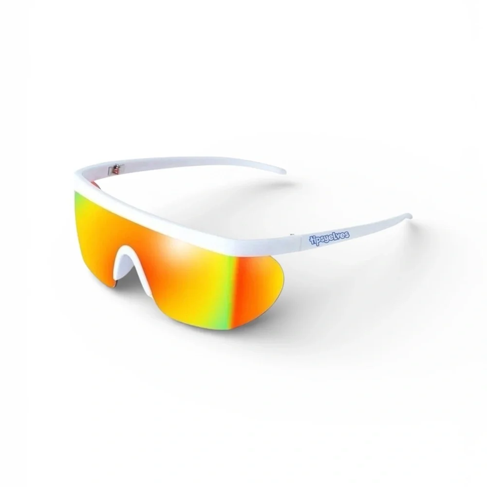 Tipsy Elves Miami Ice Sunglasses UV 400 Protection with case and cloth NWT